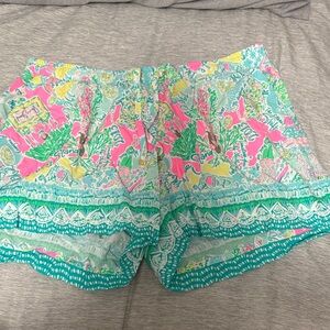 Lilly Pulitzer Pink and Green Shorts